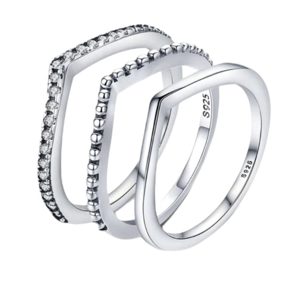 SOLD! 925 Sterling Silver Stacking Ring